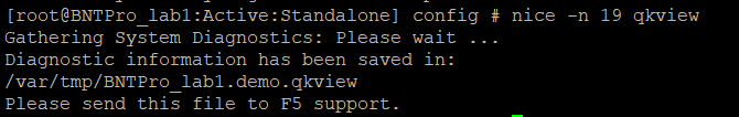 BNTPRO F5 cli qkview nice