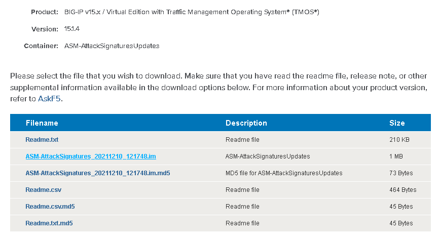 Bntpro F5 AWAF Attack Signatures download